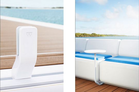 Wasserlandschaft, ein neuer Ort zum Leben, auf dem Wasser