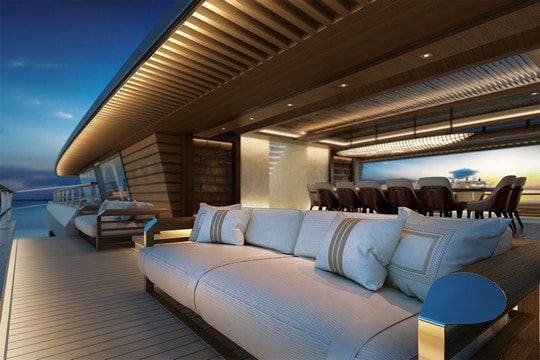 Zen, die Superyacht, bei der der Glasraum den Raum neu erfindet