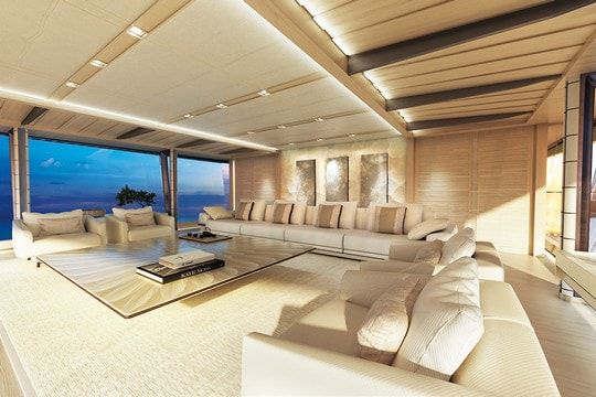 Zen, die Superyacht, bei der der Glasraum den Raum neu erfindet