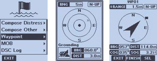 ICOM IC-M93D écrans