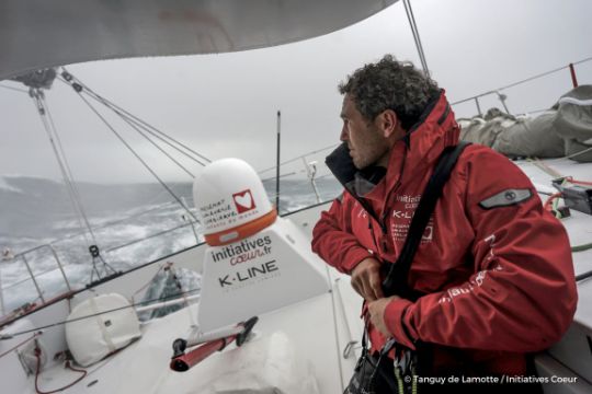 Tanguy de Lamotte habillé par Tribord