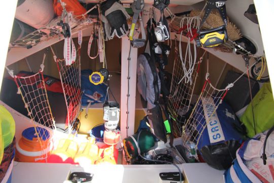 Guillaume Combescure sur la Mini-Transat