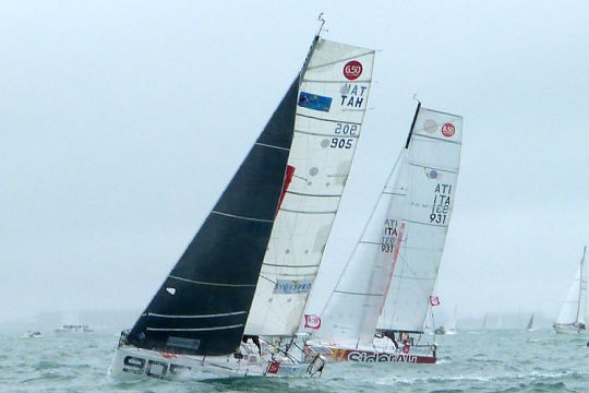 Guillaume Combescure sur la Mini-Transat