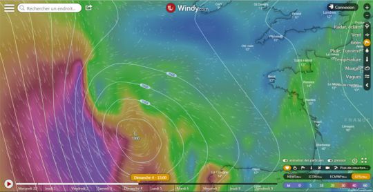Météo Route du Rhum Karine Fauconnier