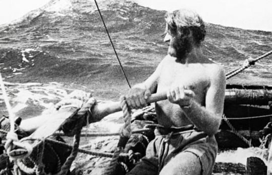 Thor Heyerdahl et le Kon-Tiki