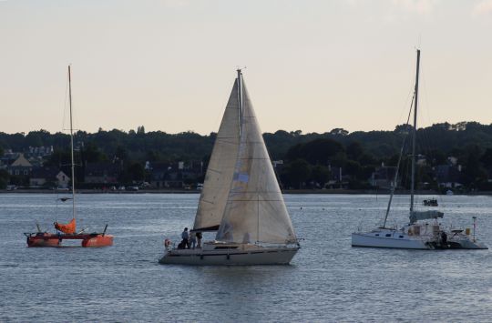 First sous voile dans le chenal