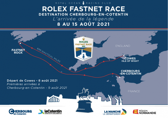 Parcours de la Rolex Fastnet 2021