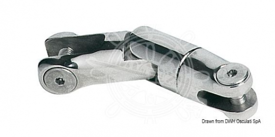 jonction d'ancre sur émerillon à double articulations