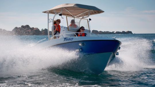 Le Tringaboat T650 en navigation