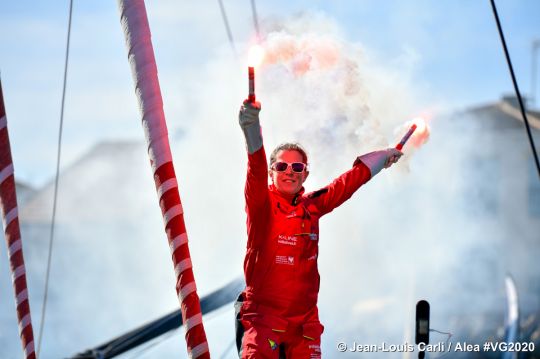 Arrivée de Sam Davies