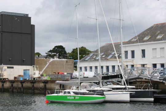 La famille des Mojito d'IDB Marine avec au premier plan le Mojito 6.50