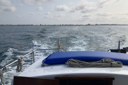 On quitte la terre, cap vers le large