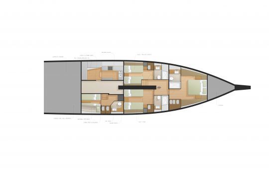 Plan d'aménagement du pont inférieur de l'Adventure 68