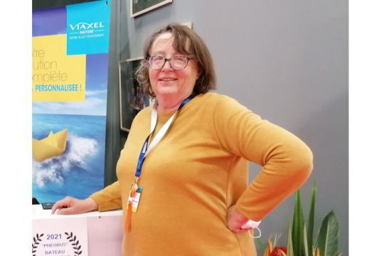 Dominique Renouf, lors du Nautic 2021