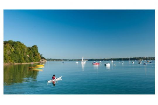 La rance, Kayak, nageurs et plaisanciers