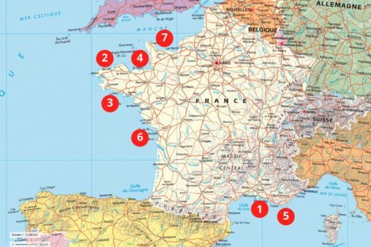 Notre sélection - forcment incomplète - de forts sur les côtes de France métropolitaine