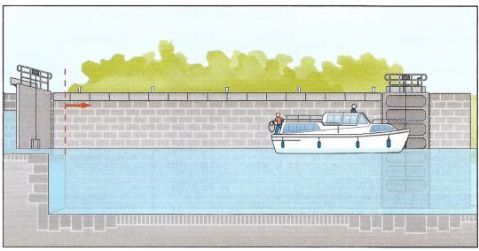 Les portes s'ouvrent et le bateau reprend sa route (document Editions du Breil)