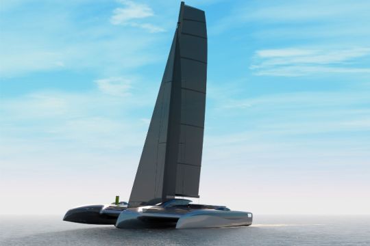 Le concept de trimaran Domus