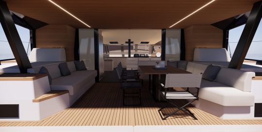 Le cockpit confortable