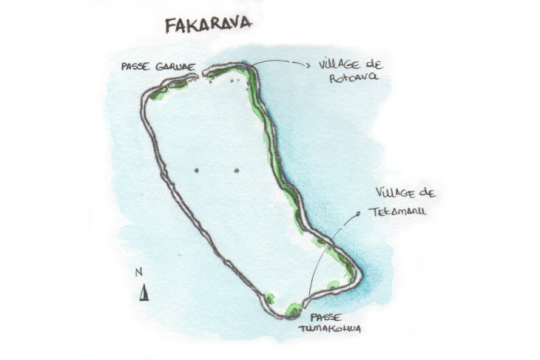 L'atoll de Fakarava ©Julie Leveugle