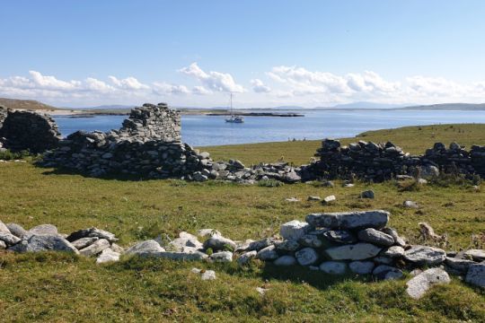 Les rivages d'Inishkea sont ponctués de vestiges