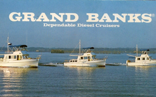 Un catalogue Grand Banks des années 90