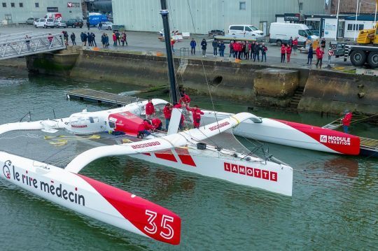 Le nouveau trimaran Ocean Fifty Le rire Médecin - Lamotte © Luke Berry Sailing Team