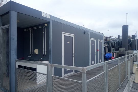 Les sanitaires du ponton Belém