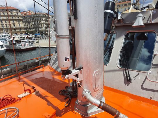 Le pied de mât avant