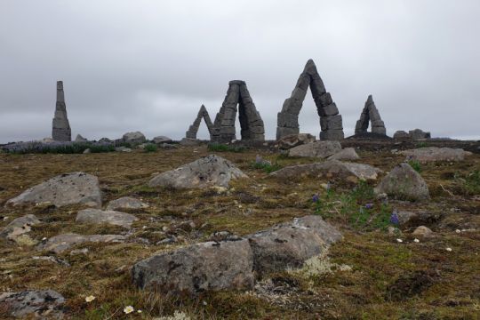 Le cercle arctique de Raufarhofn