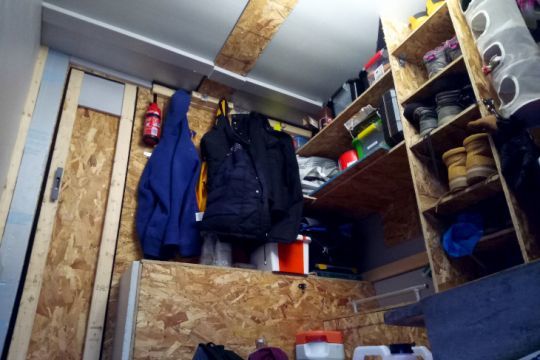 Un sas d'entrée temporaire pour passer l'hiver à St Pierre