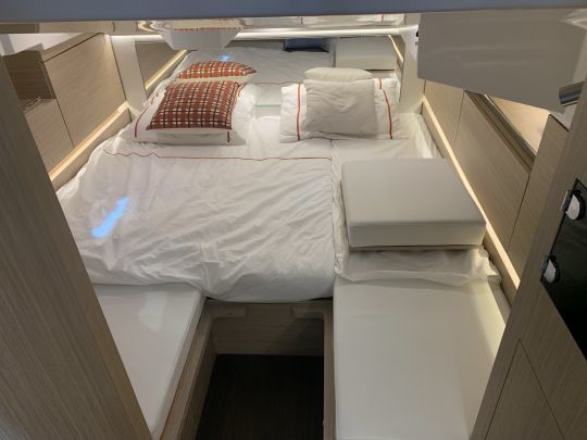 La cabine double sur l'arrière