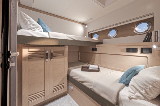 Une des deux cabines invités