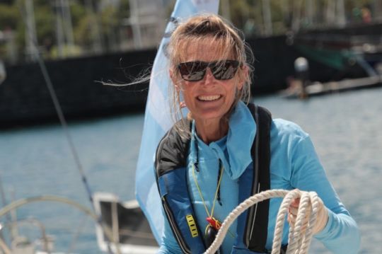 Ann-Pascale Roelandts (La Fauvette) seule femme engagée sur cette édition et 3e des solitaires croiseurs Atlantique