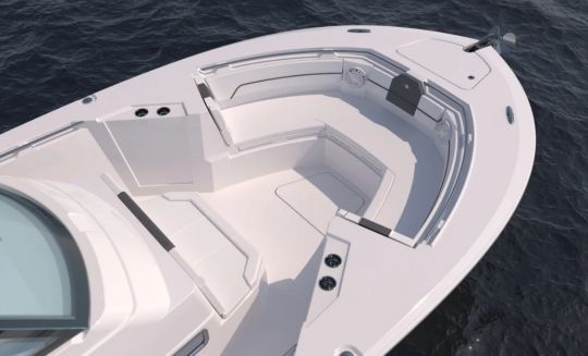 The bow can be use for fishing, for napping of for a lunch