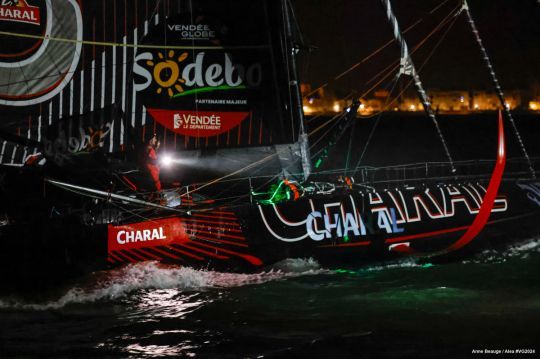 Jeremie Beyou, 4e du Vendée Globe 2024 © Anne Beauge / Alea