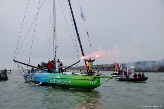 Nicolas Lunven, 6e du Vendée Globe 2024 © Anne Beauge / Alea