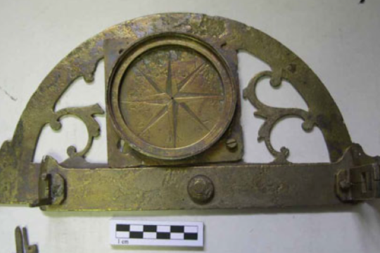 Graphomètre avant traitement, coll. La Pérouse © Musée Maritime de Nouvelle-Calédonie