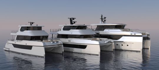 La gamme de catamarans d'expédition en <a onclick=