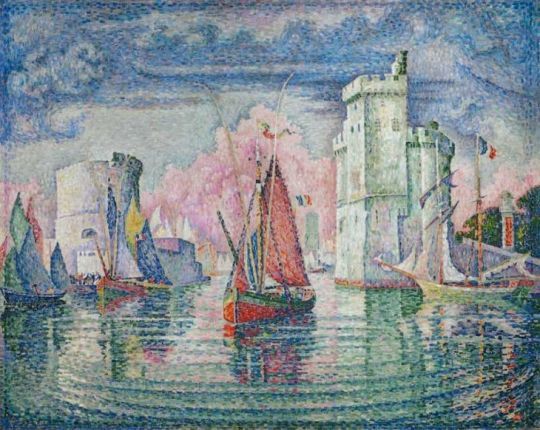 Entrée du port de la Rochelle, Paul Signac, 1921