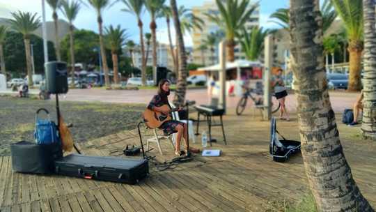 Aurélia en concert San Sébastian de la Gomera