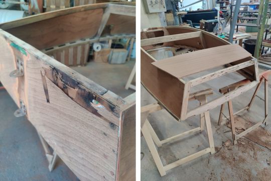 Changement du tableau arrière