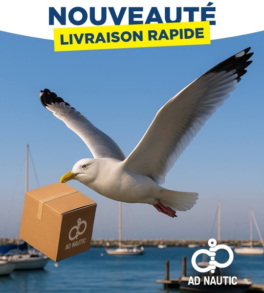 La livraison par Goeland chez AD Nautic