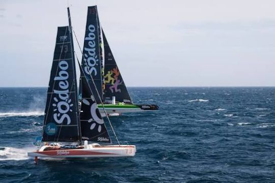 Sodebo Fifty et Sodebo Ultim 3 © Vincent Curutchet / Sodebo