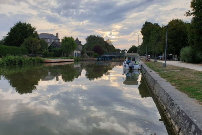 Der Canal d'Ille et Rance verbindet Dinard mit Saint-Malo