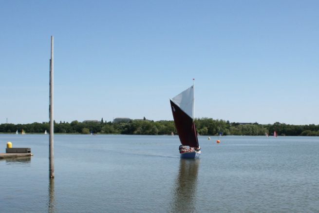 Schifffahrt auf dem See von Bouchemaine