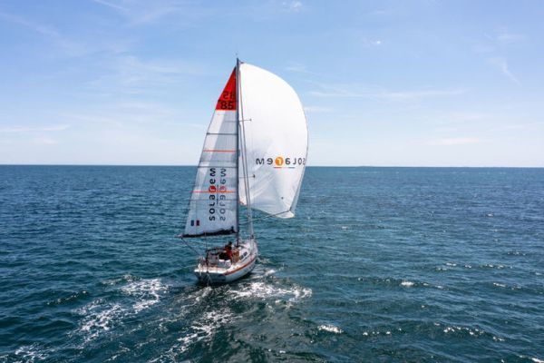 Damien Guillou mit seiner Rustler 36