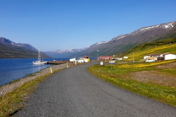 Angelegt in einem islndischen Fjord
