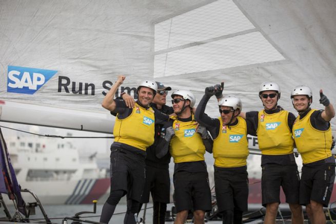 Extreme Sailing Series Act 3 - SAP Extreme Sailing Team gewinnt chinesische Runde