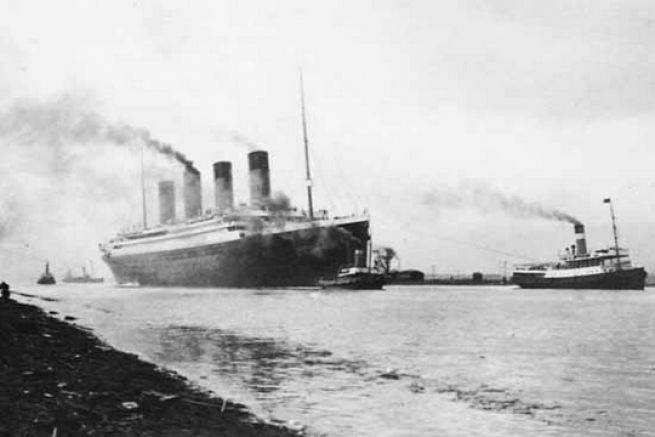 Die Titanic in Southampton